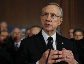 Vůdce demokratů v Senátu Harry Reid.